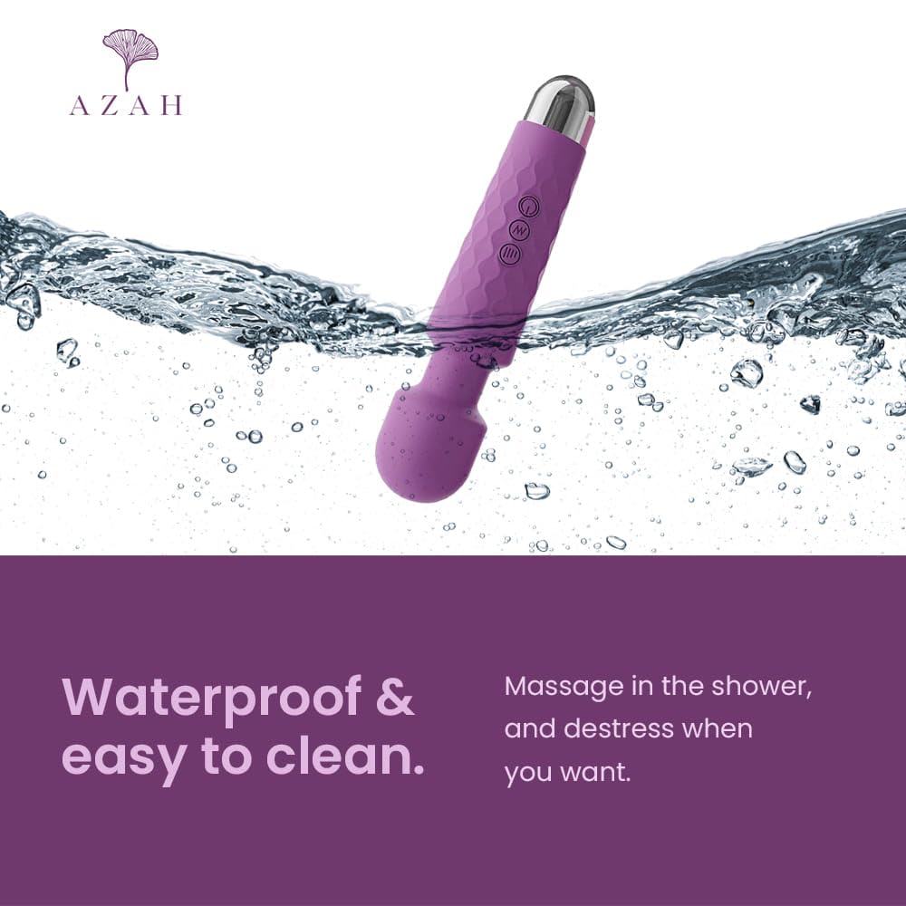 Personal Massager For Women | 20 Vibration Modes, USB Rechargeable, Waterproof, Medical Grade Silicone, 3 Months Warranty | Handheld Electric Body Massager | Full Body Massager For Pain Relief GenzVybs